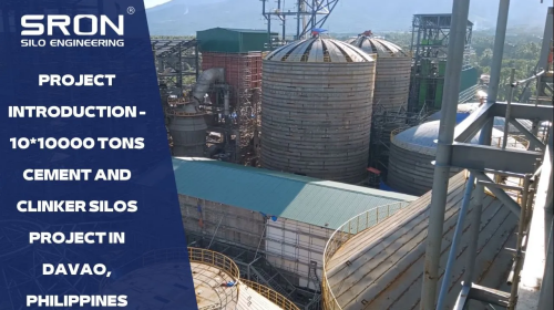 10*10000 tons cement and clinker silos project in Davao, Philippines