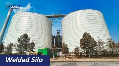 SRON Welded Silo System Solution for Cement Clinker Fly ash and Bulk Material Storage Silo