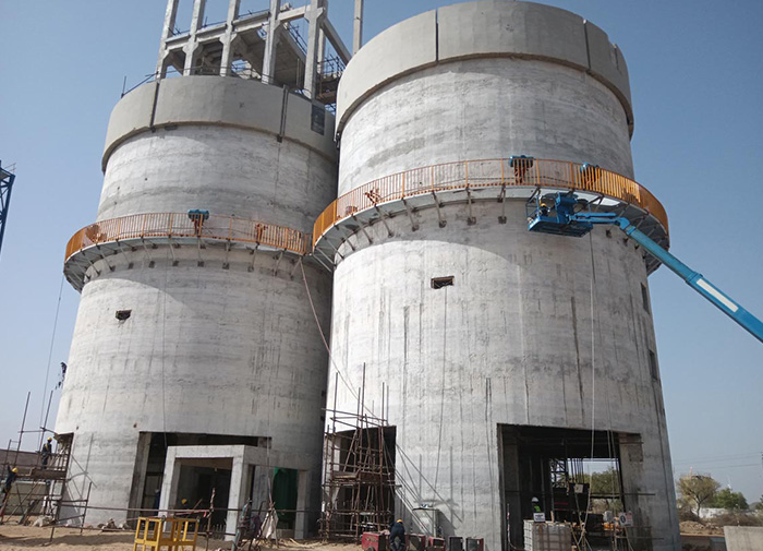 Concrete silo